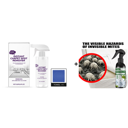 🥳2026 HOT SALE🥳💞50K+ SOLD!☕️🧼 50% OFF! Powerful Carpet Stain Remover – No harsh fumes, hypoallergenic. Fast‑drying formula. Spray, wait, wipe – done. Restores carpet like new. 🏡💚
