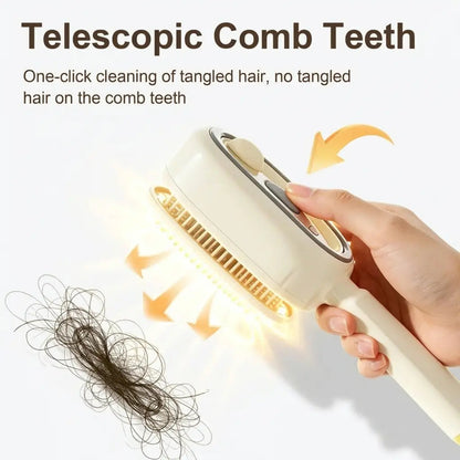 ✨ ✨ 1-Click Self-Cleaning Detangling Hair Brush wit✨ 1-Click Self-Cleaning Detangling Hair Brush with Hydrating Mist | Frizz Control & Scalp Massage 💆‍♀️