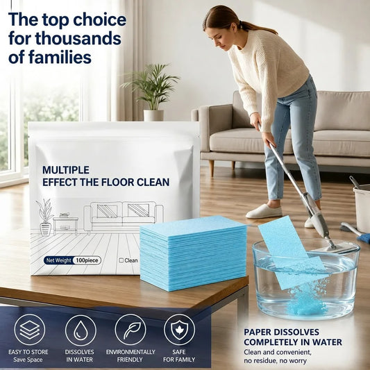 200 Piece Floor Cleaning Tablets — Multi-Surface Cleaner