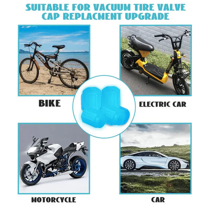 ✨ Universal Luminous Tire Valve Caps —Glow-in-the-Dark Neon Wheel Covers for Cars & Bikes 🚗