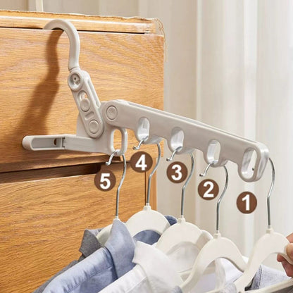 🏆 Last Day Special Price £8.99 ! 🔥Buy 1 Get 1 Free🎁 Portable Foldable Clothes Hanger