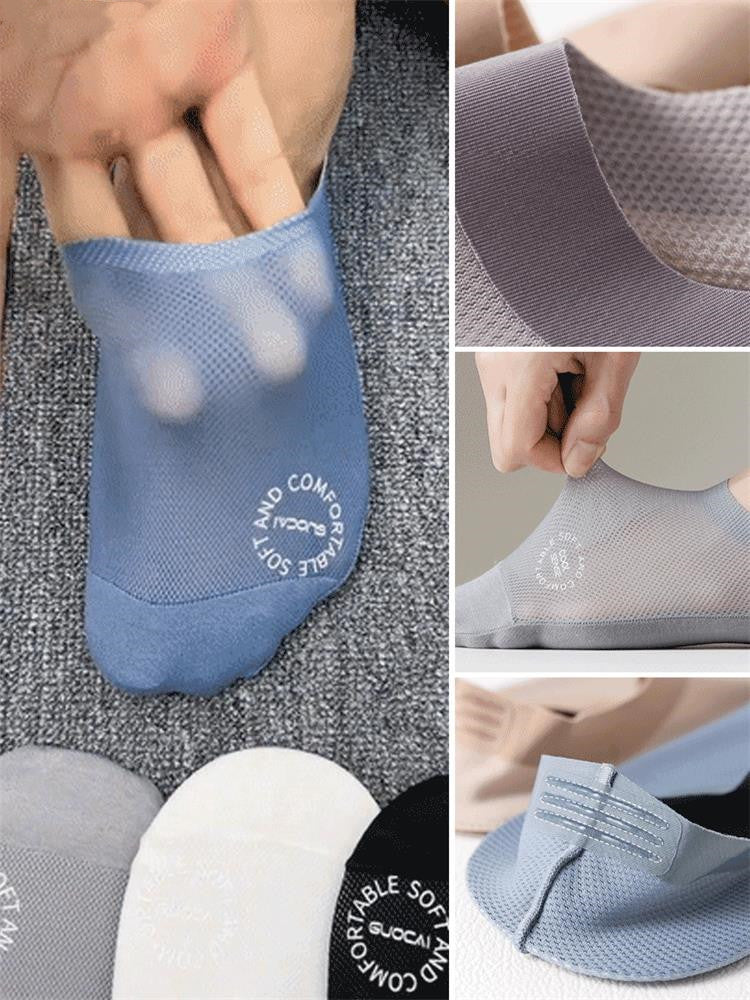 🥳2026 HOT SALE🥳💞50K+ SOLD!✨ 💝 Ice Silk No-Show Socks – Stay Put All Day Long 👣✨【Flash Sale】
