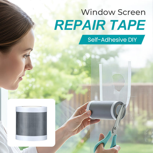 🪟 Self-Adhesive Window Screen Repair Tape — Instant Patch for Tears, Keeps Bugs Out & Air Flowing