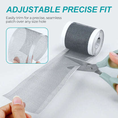 🪟 Self-Adhesive Window Screen Repair Tape — Instant Patch for Tears, Keeps Bugs Out & Air Flowing