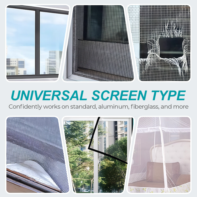 🪟 Self-Adhesive Window Screen Repair Tape — Instant Patch for Tears, Keeps Bugs Out & Air Flowing