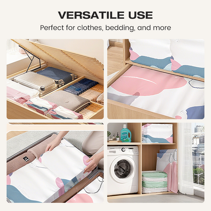 ✨ No-Pump Revolutionary Vacuum Storage Bags —Space-Saving Compression Bags for Bedding & Clothes | Tool-Free Organization Solution 🏠