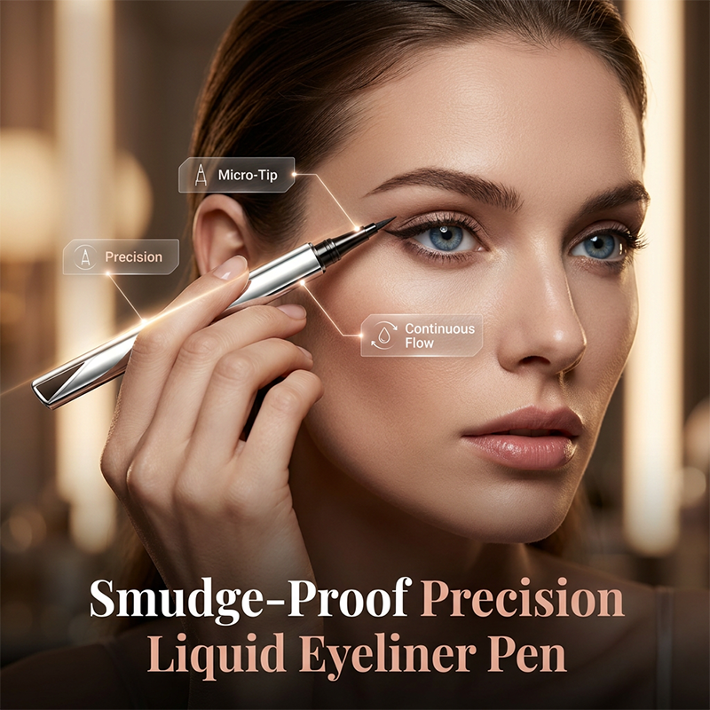 upsell 🎁Buy 1 Get 1 Free🔥24-Hour Smudge-Proof Precision Liquid Eyeliner Pen-Navalonixcosh®