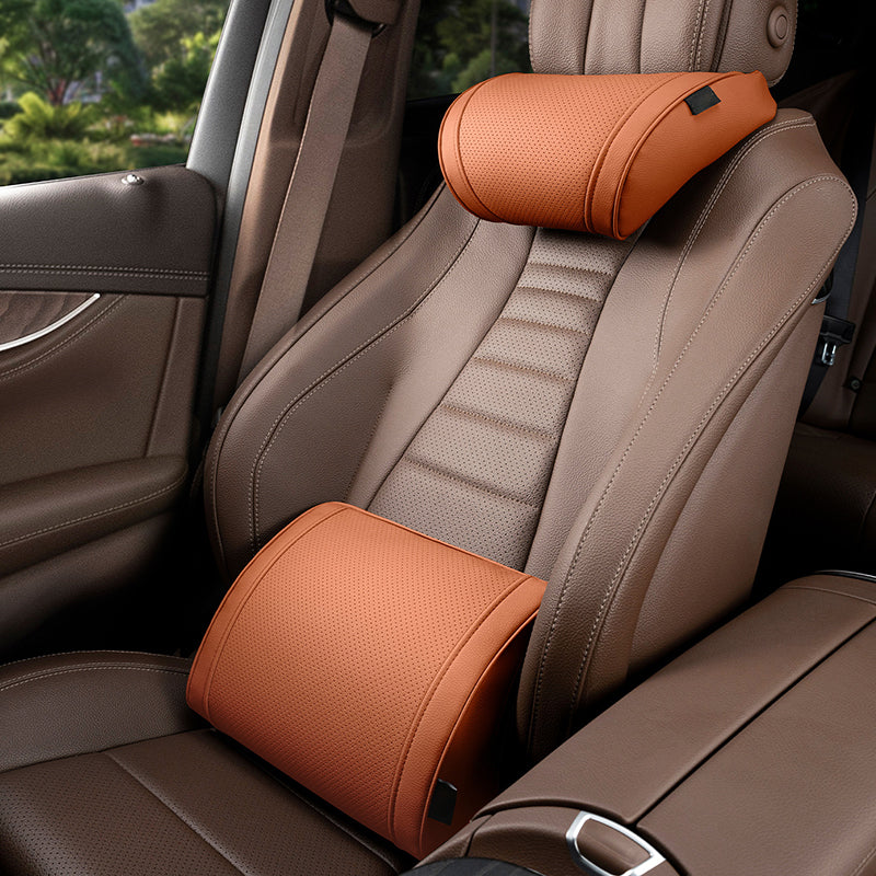 🚗🚗Ergonomic Headrest and Lumbar Support Set for Car Seats