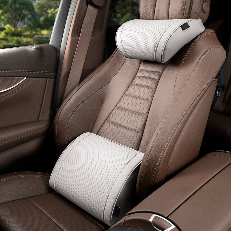 🚗🚗Ergonomic Headrest and Lumbar Support Set for Car Seats