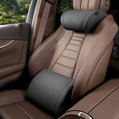 🚗🚗Ergonomic Headrest and Lumbar Support Set for Car Seats