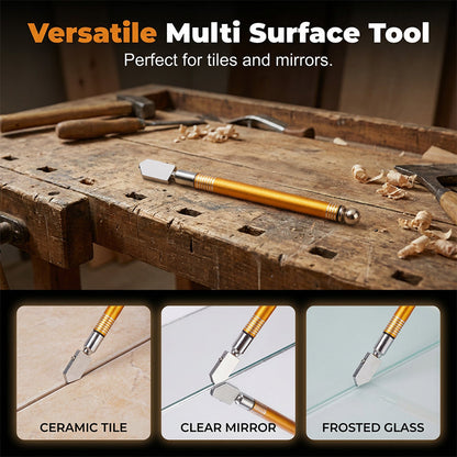 🥳2026 HOT SALE🥳💞50K+ SOLD!🔧💎 50% OFF!  Cutter â€?Precision carbide tip, alloy handle & anti‑slip grip. Clean cuts on tiles, mirrors & thick glass â€?save on professional fees! 🛠️✨