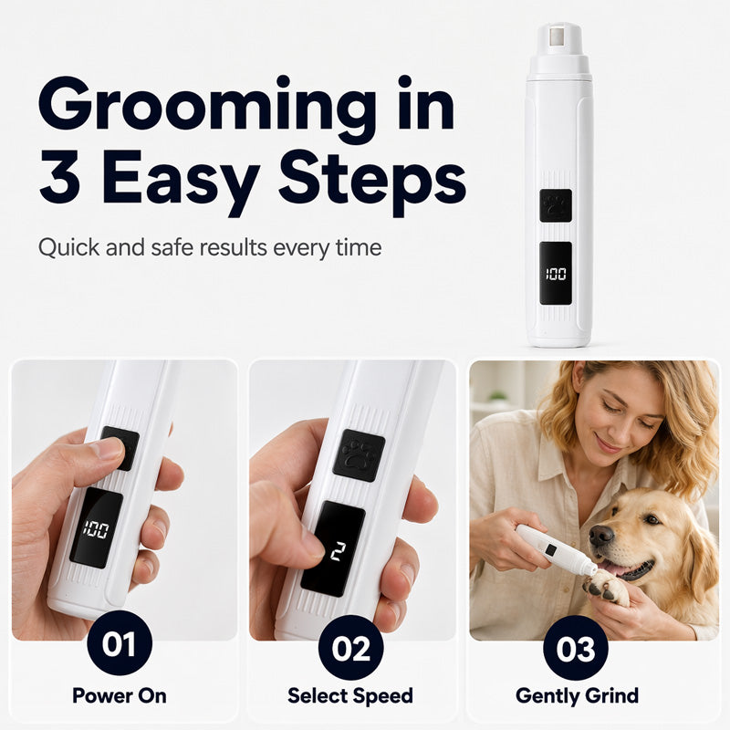 🐕Electric Pet Nail Grinder with LED Power Display