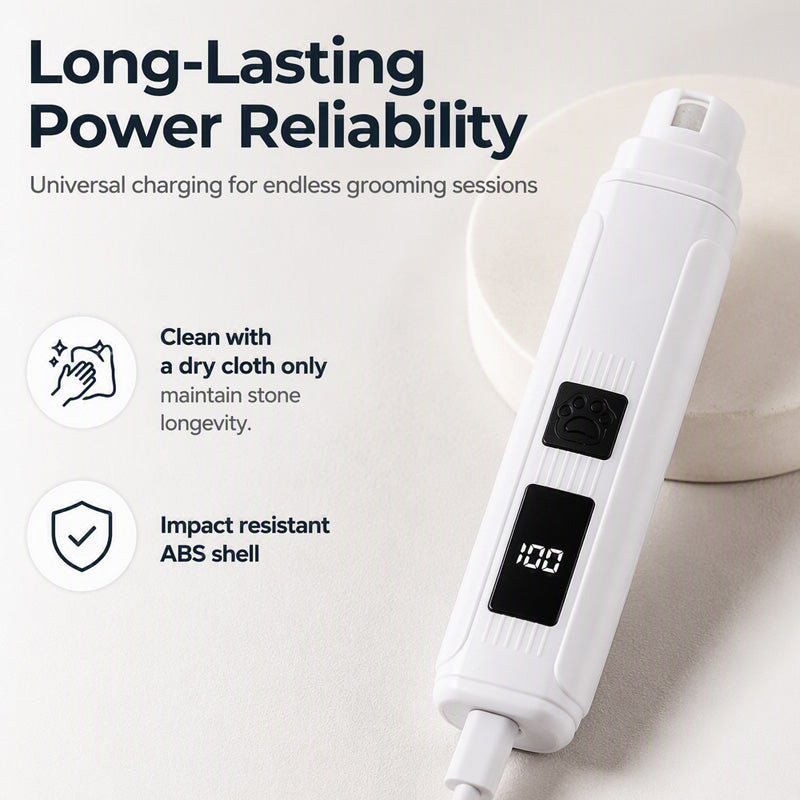 🐕Electric Pet Nail Grinder with LED Power Display