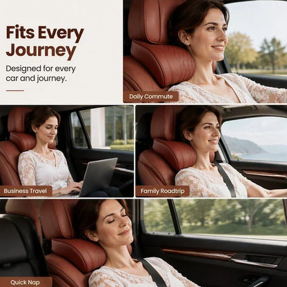 🚗🚗Ergonomic Headrest and Lumbar Support Set for Car Seats