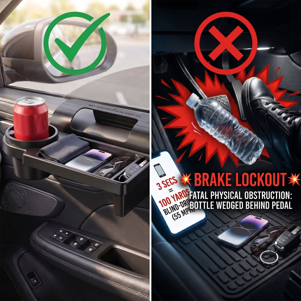 3-in-1 Car Console Organizer: The "Zero-Friction" Cockpit Defender
